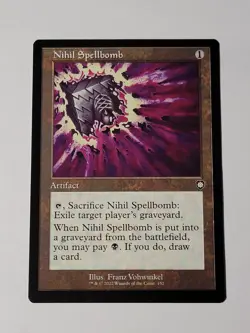 Nihil Spellbomb (Retro Frame) Commander: the Brothers' War Regular - Image 1