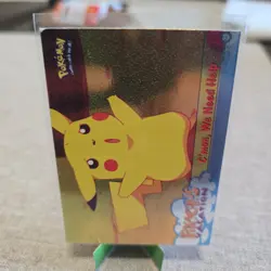 C'mon, We Need Help #53 Holo Pokemon Topps The First Movie Card (Blue Label) LP - Image 1