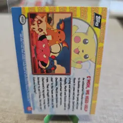 C'mon, We Need Help #53 Holo Pokemon Topps The First Movie Card (Blue Label) LP - Image 2