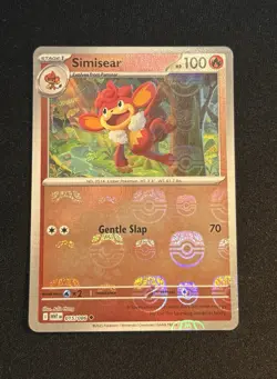 Simisear 015/086 Master Ball Reverse Holo White Flare English - Image 1