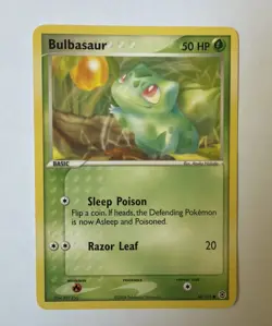 Bulbasaur 54/112 FireRed & LeafGreen Regular Pokemon Card TCG - Image 1