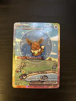 Eevee EX Pokemon display art card - Image 1