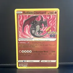 2022 POKEMON GO #011 RADIANT CHARIZARD - Image 1
