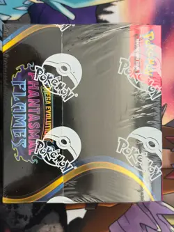 Pokemon TCG Mega Evolution ME02 Phantasmal Flames Booster Box Factory Sealed - Image 2