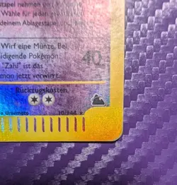 Pokemon Skyridge Gengar #10 GERMAN Reverse Holo Heavily Played - Image 4