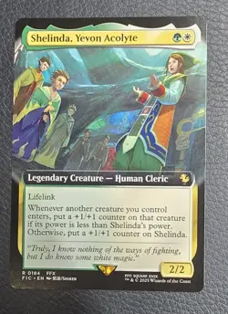 Shelinda, Yevon Acolyte (Extended Art) R Commander: FINAL FANTASY 184 NM Magic - Image 1