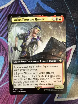 Locke, Treasure Hunter (Extended Art) Commander: FINAL FANTASY MTG - Image 1