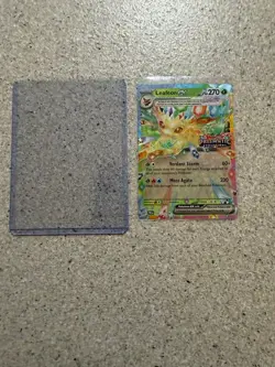 Pokemon Leafeon ex Prismatic Evolutions Stamp 006/131 NM - Image 1