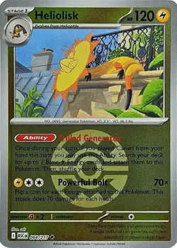 Heliolisk (Quick Ball) 64/217 - Ascended Heroes - Reverse Holo Pokemon Card - NM - Image 1