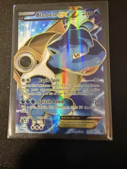 Pokemon Blastoise EX Full Art Holo Ultra Rare Card 142/146 XY Base Set - Image 1