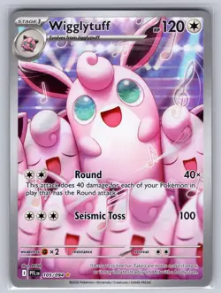 Wigglytuff 105/094 Illustration Rare Phantasmal Flames Pokemon Holo Near Mint - Image 1