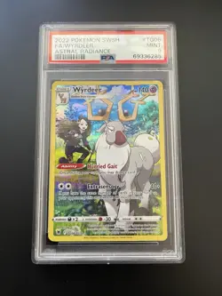 Fa/Wyrdeer Astral Radiance Pokemon Sword & Shield Astral Radiance TG06 NM PSA 9 - Image 1