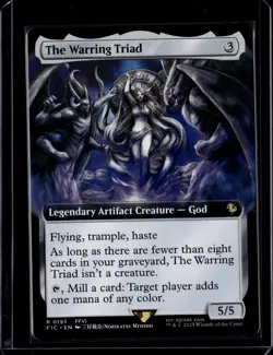 MTG: FINAL FANTASY #193 The Warring Triad (Extended Art) - Image 1
