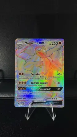 Machamp GX #154/147 Secret Rare SM Burning Shadows Rare Pokemon Holo NM - Image 1