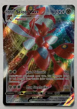 Pokemon Darkness Ablaze Scizor Vmax 119/189 Ultra Rare NM - Image 1