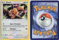 Eevee SWSH118 Holo Promo Sword & Shield Promo Pokemon Holo Near Mint - Image 3