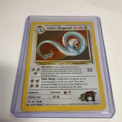 WoTC Pokemon Erika's Dragonair Gym Heroes 4/132 Holo Rare- Swirl - Image 2