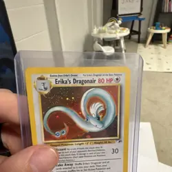 WoTC Pokemon Erika's Dragonair Gym Heroes 4/132 Holo Rare- Swirl - Image 4