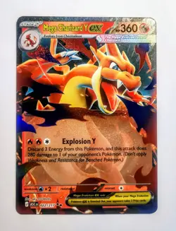Mega Charizard Y ex 022/217 Double Rare Ascended Heroes Pokemon TCG NM - Image 1
