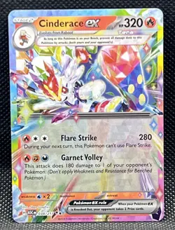 Pokemon TCG Cinderace Ex 38/217 Ascended Heroes - Image 1
