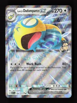 Larry's Dudunsparce ex 164/217 Double Rare Ascended Heroes Pokemon Near Mint - Image 1