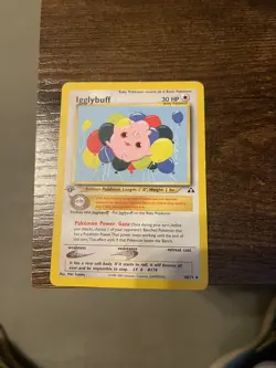 IGGLYBUFF - 1st Edition Neo Discovery - 40/75 - Uncommon - Pokemon Card - NM - Image 1