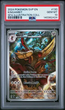 PSA 10 Kingambit IR SFA Black Star Promo SVP 130 GEM MINT Graded Pokemon Card - Image 1