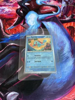 Sealed Squirtle Pokemon Center Exclusive 007/165 Pokemon TCG Promo Near Mint - Image 1