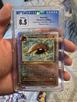 Pokemon Legendary Collection Kabuto Card 48/110 CGC 8.5 - Image 1