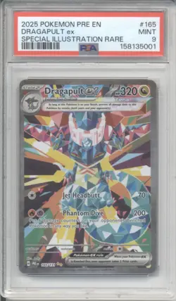 2025 Pokemon Prismatic Evolutions Dragapult EX SIR 165/131 PSA 9 - Image 1