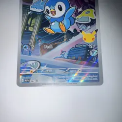 The Pokemon Company Pokemon TCG Piplup 042 Illustration Rare Holo First Partner - Image 3
