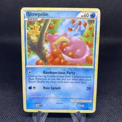 Pokemon TCG Slowpoke 66/90 Undaunted Non-Holo Card NM / LP - Image 1