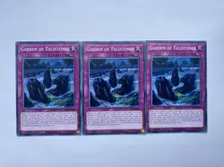 3X Yugioh CORI-EN080 - Garden of Talistones - Common Playset - Image 1