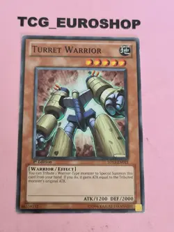 TURRET WARRIOR | YUGIOH | 5DS3 | COMMON | 2010 | NM #93 - Image 1