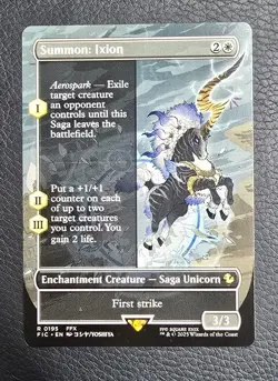 Summon: Ixion (Borderless) R Commander: FINAL FANTASY 195 MTG Magic - Image 1
