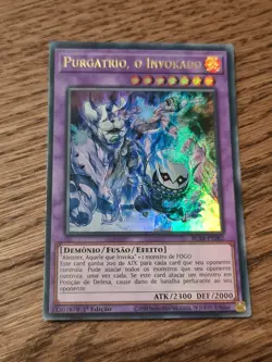 INVOKED PURGATRIO●YUGIOH●BLAR●2020●PORTUGUESE●ULTRA RARE●1st ED●NM #10242 - Image 1