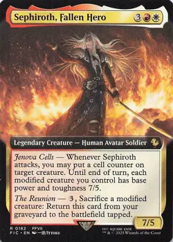 Sephiroth, Fallen Hero (Extended Art) Commander: Final Fantasy Regular - Image 1