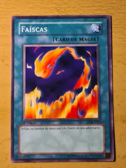 SPARKS●YUGIOH●LOB●COMMON●2002●PORTUGUESE●1st ED●NM #63 - Image 1