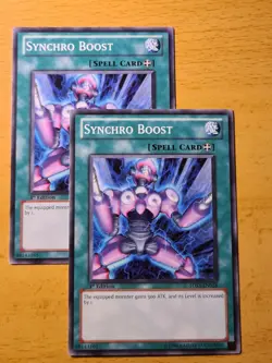 SYNCHRO BOOST (×2) | YUGIOH | 1st EDITION | 5DS3-EN028 #64 - Image 1
