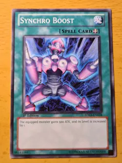 SYNCHRO BOOST (×2) | YUGIOH | 1st EDITION | 5DS3-EN028 #64 - Image 2