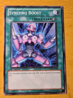 SYNCHRO BOOST (×2) | YUGIOH | 1st EDITION | 5DS3-EN028 #64 - Image 3