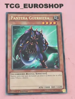 PANTHER WARRIOR ● YUGIOH ● MIL1 ● 2016 ● RARE ● ITALIAN ● NM ● #2730 - Image 1