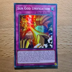 Sun God Unification | YUGIOH | LED7 | SUPER RARE | 2020 | 1st Edition | NM | #12 - Image 1