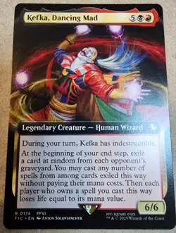Kefka, Dancing Mad - #174 Regular Extended Art - Final Fantasy - Mtg - Image 1