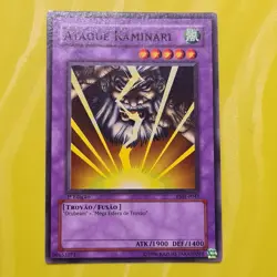Kaminari Attack | YUGIOH | PMT | 2003 | 1st ED | COMMON | PORTUGUESE | NM #54 - Image 1