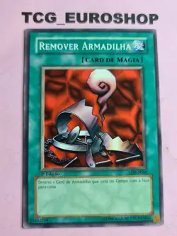 REMOVE TRAP | YUGIOH | LOB | 2002 | COMMON | 1st EDITION | PORTUGUESE | NM #27/6 - Image 1