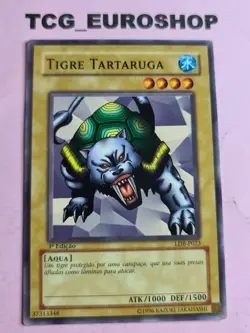 TURTLE TIGER ● YUGIOH ● LOB ● 2002 ● 1st ● COMMON ● PORTUGUESE ● NM #27/06 - Image 1