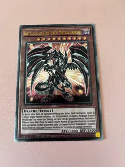 Yu-Gi-Oh! Rotaugiger Finsterer Metalldrache UP01-DE002 Ultimate Rare SELTEN TCG - Image 1