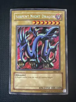 Konami Serpent Night Dragon MRL-103 Magic Ruler Secret Rare Holo Unlimited - Image 1