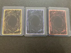 YU-GI-OH! Egyptian God Cards GBI-001 002 003 Ra Slifer Obelisk Set Ultra Rare - Image 2